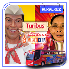 Cargar imagen en el visor de la galería, Turibus + Museo de Cera y Ripley Veracruz