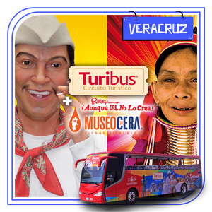 Turibus + Museo de Cera y Ripley Veracruz