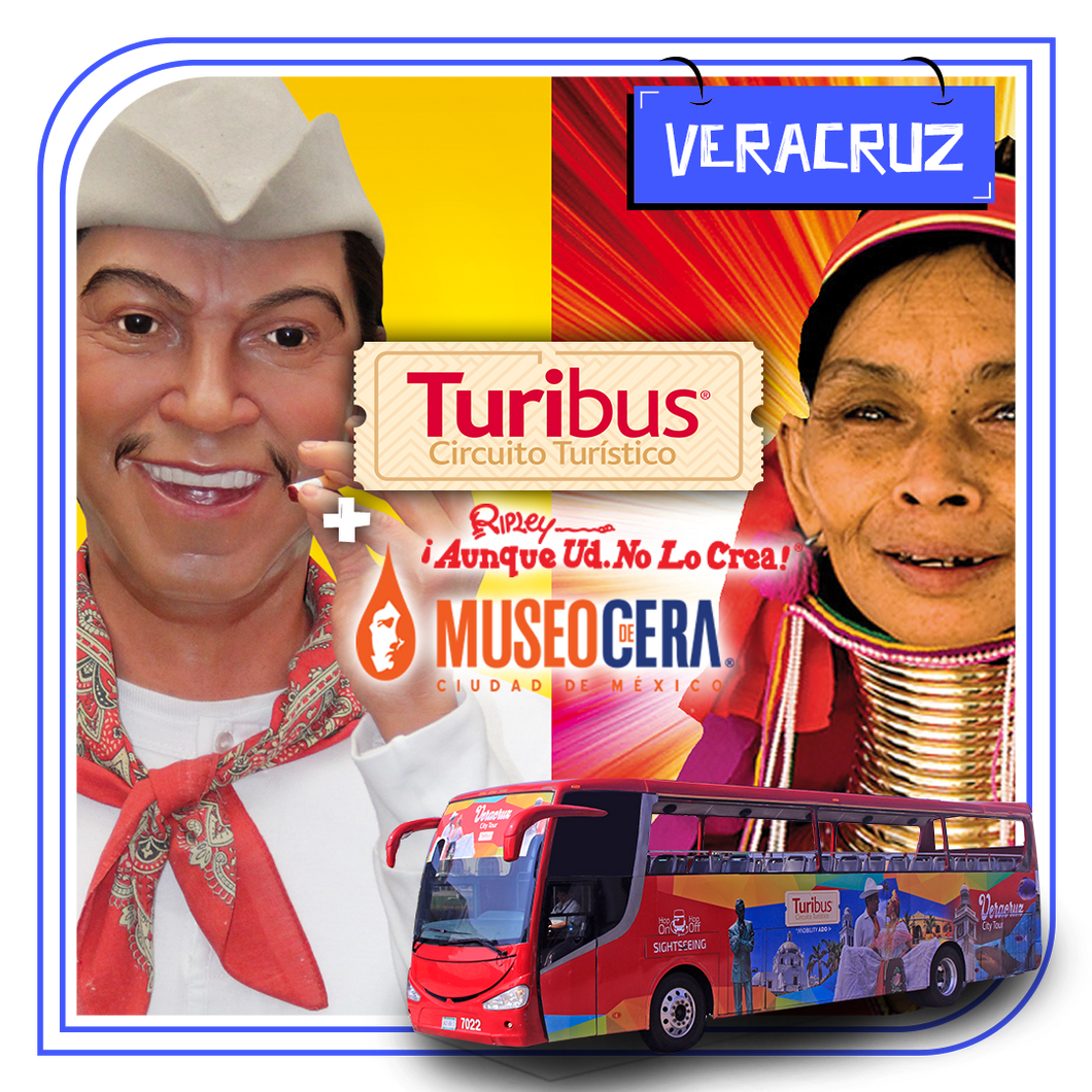 Turibus + Museo de Cera y Ripley Veracruz