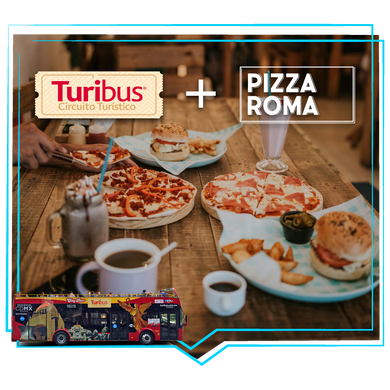 Turibus + Pizza Roma