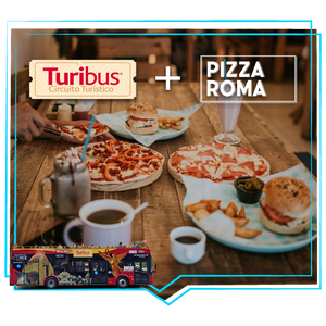 Turibus + Pizza Roma